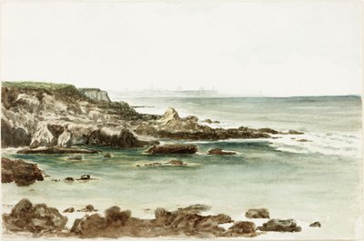 マースデンの近く、北向き（紙に水彩とボディカラー） 作： James Henry Cleet