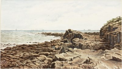シャープネスポイントのタインマス（紙に水彩とボディカラー） 作： James Henry Cleet