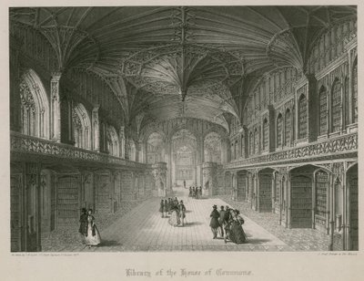 トーマスホッパーが設計した下院図書館 作： James Henry Lynch