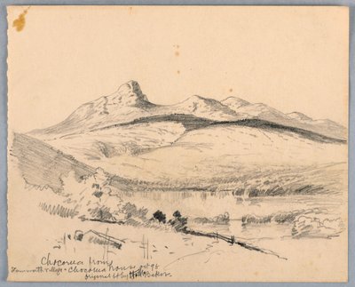 ニューハンプシャー州タムワースのチョコルア山 作： James Henry Moser