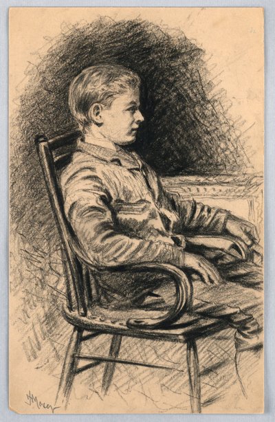 少年の肖像 作： James Henry Moser