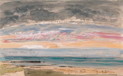 海岸の夕空 作： James Holland
