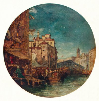 大運河、ヴェネツィア、c1850 作： James Holland