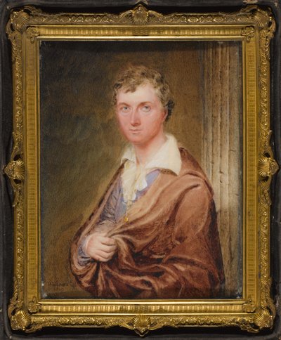 民族衣装を着たサー・ジョージ・マレー将軍、1819年頃
 (象牙に細密画) 作： James Holmes