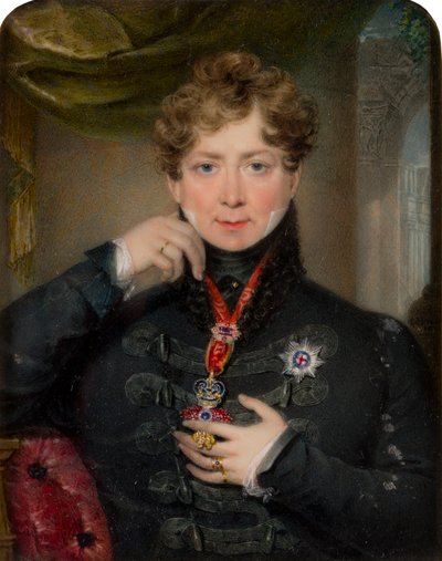 ジョージ4世の肖像（1762-1830）、1797-1830年頃（キャンバスに油彩） 作： James Holmes