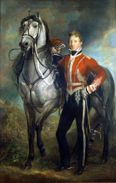 ジョージ・カニンガム少佐（1783-1838）1820年頃 作： James Howe