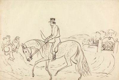 馬とライダーのシーン 作： James Howe