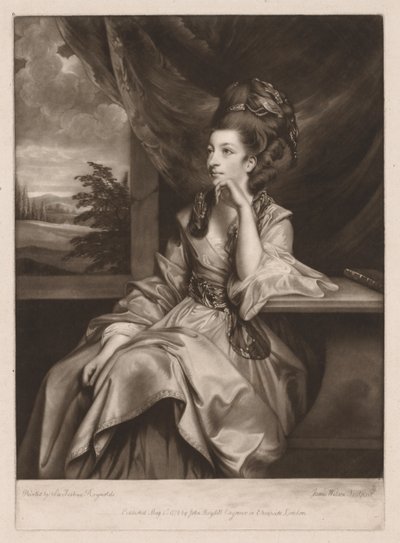 キャサリンバンバリー、1778年。 作： James I. Watson