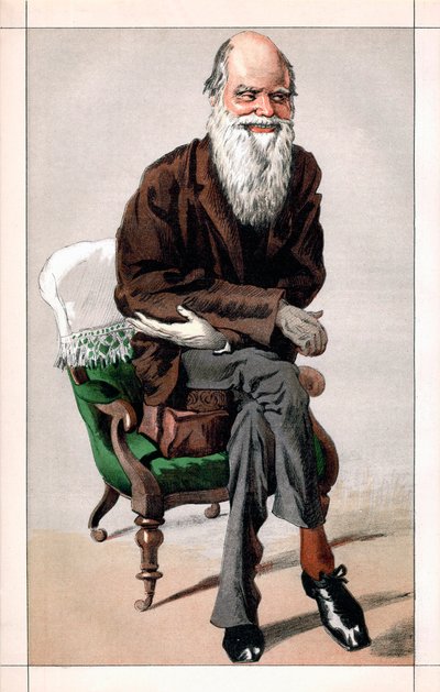 チャールズ・ダーウィンの肖像 作： James Jacques Joseph  Tissot