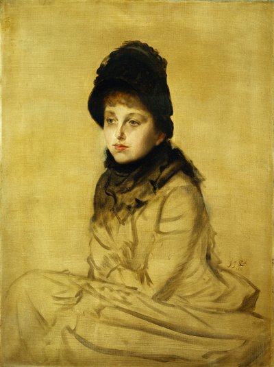 キャスリーンニュートンの肖像1877 作： James Jacques Joseph Tissot