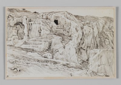 古代の墓、ヒンノムの谷、主イエス・キリストの生涯のイラスト 作： James Jacques Joseph Tissot