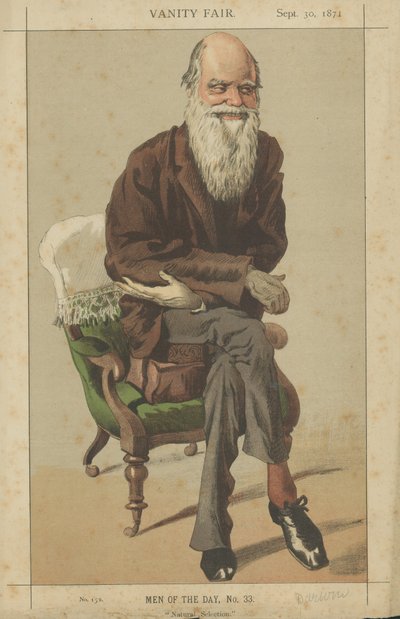 チャールス・ダーウィン 作： James Jacques Joseph Tissot