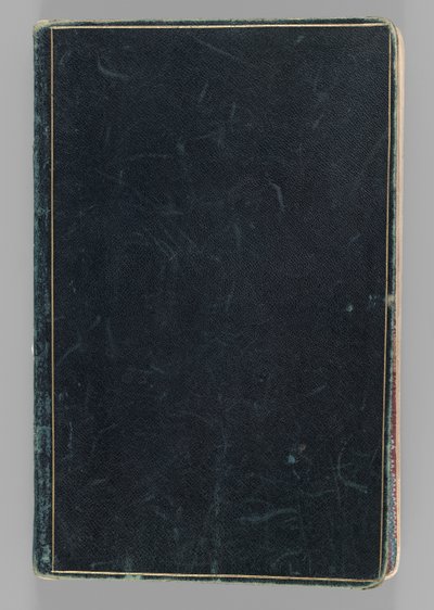 1880年代後半の私たちの主イエス・キリストの生涯のためのスケッチのアルバムの表紙（革製本、グラファイト、紙に洗う） 作： James Jacques Joseph Tissot