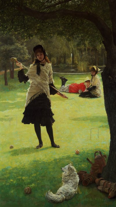 クロケット、1878年頃 作： James Jacques Joseph Tissot