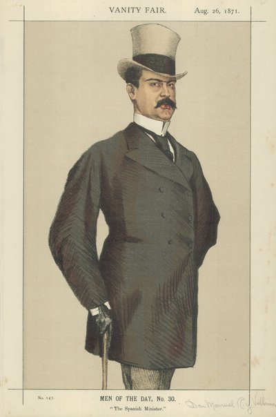ドン・マヌエル・ランセス・イ・ビジャヌヴァ（カラーリトグラフ 作： James Jacques Joseph Tissot