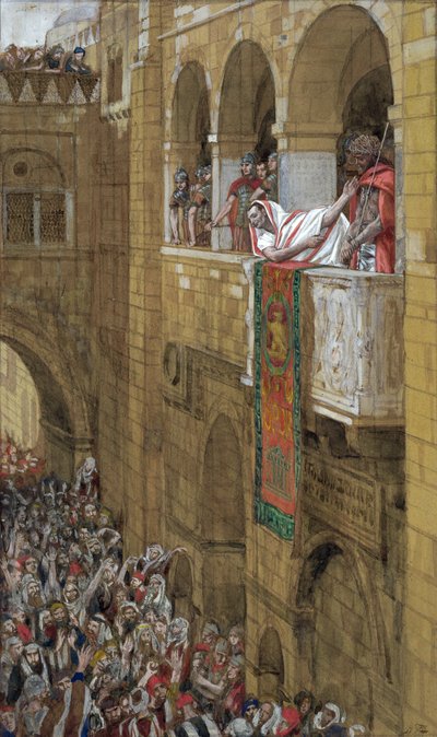 エッチェホモ、「キリストの生涯」のイラスト、1886-94年（板紙にトイレとガッシュ） 作： James Jacques Joseph Tissot