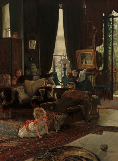 かくれんぼ 作： James Jacques Joseph Tissot