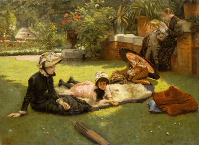 完全な日光の下で完全な日光の下で1881年。 作： James Jacques Joseph Tissot