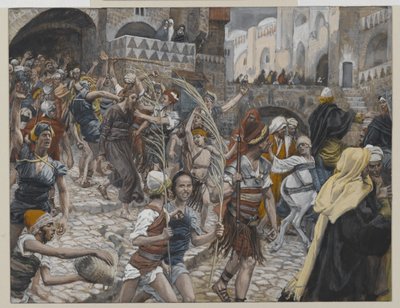 イエスはカイアファスからピラトへと導き、私たちの主イエス・キリストの生涯からの挿絵、1886-94年（紙の黒鉛の上にトイレ） 作： James Jacques Joseph Tissot