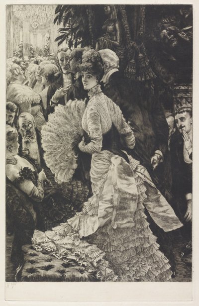 パリの女性：政治的な女性 作： James Jacques Joseph Tissot