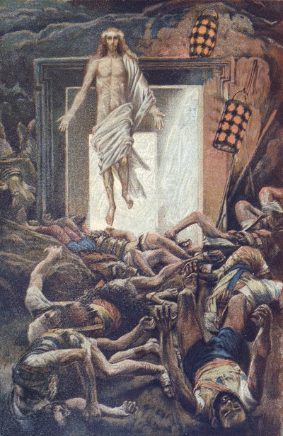 La Resurrection-The Resurrection-from“” The Life of Our Lord Jesus Christ””-1899 by James Tissot-La vie de notre seigneur Jesus Christ、by Jacques Joseph 作： James Jacques Joseph Tissot