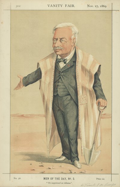 子爵フェルディナンドデレセップス 作： James Jacques Joseph Tissot