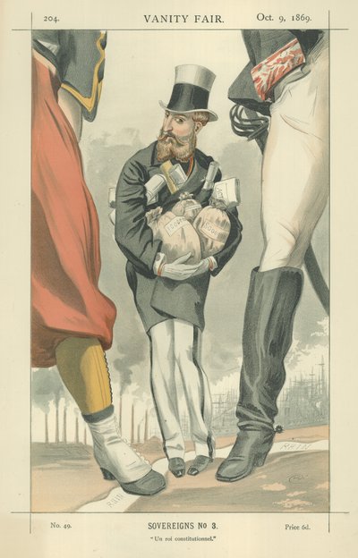 ベルギーの王レオポルド2世 作： James Jacques Joseph Tissot