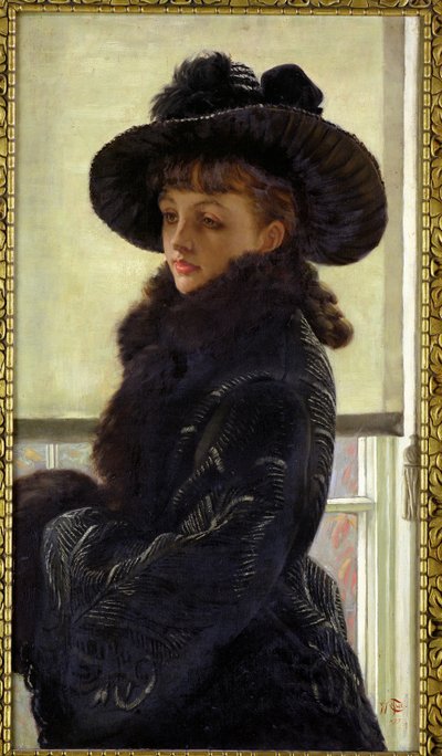 マヴォルーン、キャスリーンニュートンの肖像、1877 作： James Jacques Joseph Tissot