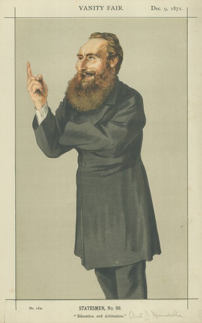 アンソニー・ジョン・マンデラ氏（カラーリトグラフ 作： James Jacques Joseph Tissot