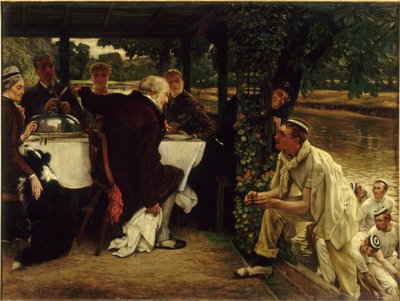 放蕩息子のたとえ話：太った子牛、1880年。 作： James Jacques Joseph Tissot