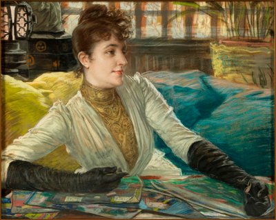 マチルド・セーの肖像 作： James Jacques Joseph Tissot
