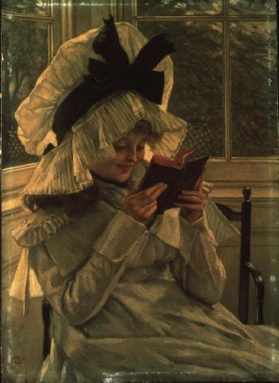 本を読むということ 作： James Jacques Joseph Tissot