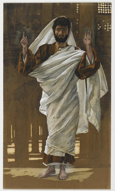 聖バーソロミュー、「キリストの生涯」のイラスト、1886-94年（板紙にトイレとガッシュ） 作： James Jacques Joseph Tissot