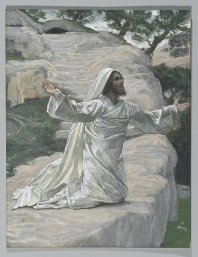 セント・ジェームス・ザ・レス、「私たちの主イエス・キリストの生涯からの挿絵」、1886-94年（紙の黒鉛の上にトイレ） 作： James Jacques Joseph Tissot
