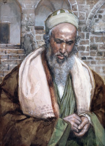 聖ルカ、「キリストの生涯」のイラスト、1884-96年（板紙にトイレとガッシュ） 作： James Jacques Joseph Tissot