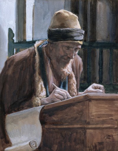聖マルコ、「キリストの生涯」のイラスト、1886-94年（板紙にトイレとガッシュ） 作： James Jacques Joseph Tissot