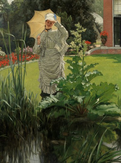 春の朝、ca。 1875。 作： James Jacques Joseph Tissot