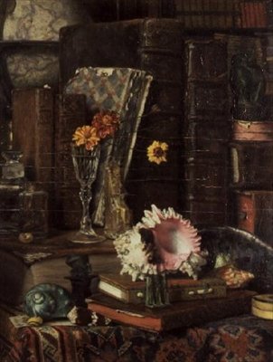 貝殻のある静物 作： James Jacques Joseph Tissot
