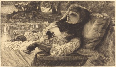夏の夜 作： James Jacques Joseph Tissot