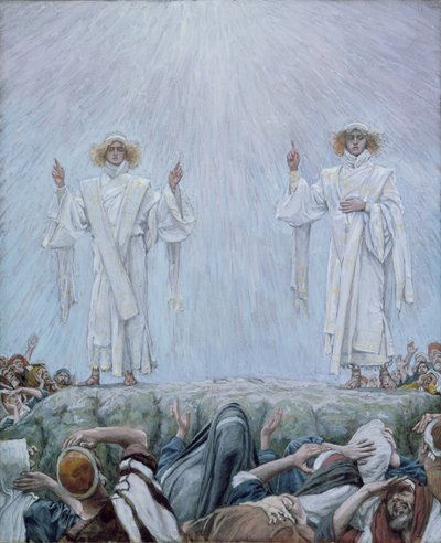 アセンション、キリストの生涯の挿絵、1884-96年（板紙にトイレとガッシュ） 作： James Jacques Joseph Tissot