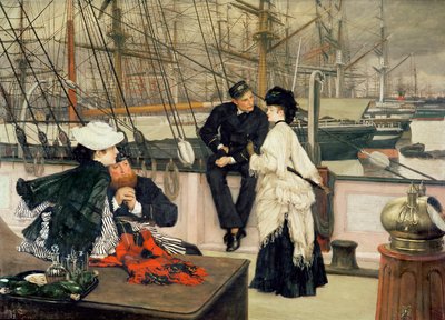 キャプテンとメイト、1873 作： James Jacques Joseph Tissot