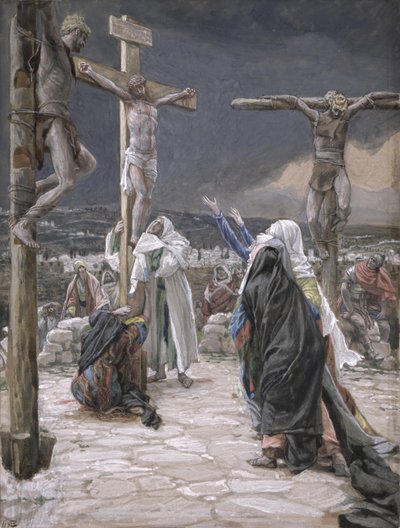 イエスの死、キリストの生涯の挿絵、1884-96年（板紙にトイレとガッシュ） 作： James Jacques Joseph Tissot