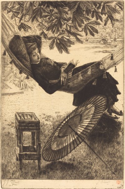 ハンモック (Le hamac) 作： James Jacques Joseph Tissot