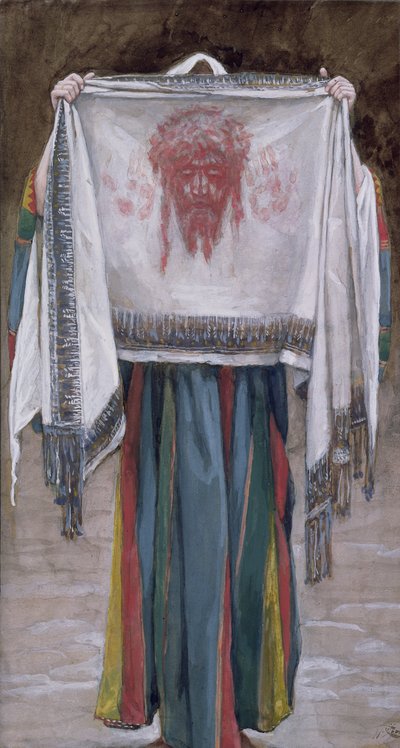 聖顔、キリストの生涯の挿絵、1884-96年（板紙にトイレとガッシュ） 作： James Jacques Joseph Tissot