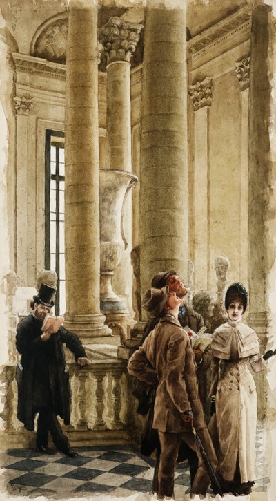 ルーブル 作： James Jacques Joseph Tissot