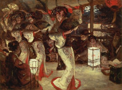 現代生活の放蕩息子：外国のクライム、1882年頃（準備スケッチ） 作： James Jacques Joseph Tissot