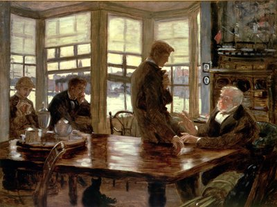 現代生活の放蕩息子：出発、1882年（33783年の準備スケッチ） 作： James Jacques Joseph Tissot
