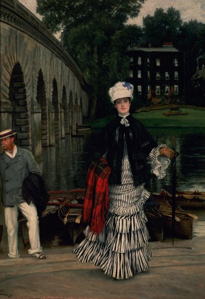 ボート旅行からの帰り 作： James Jacques Joseph Tissot
