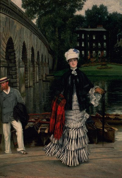 ボート旅行からの帰還、1873 作： James Jacques Joseph Tissot