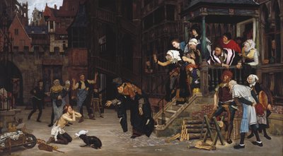 放蕩息子の帰還、1862 作： James Jacques Joseph Tissot
